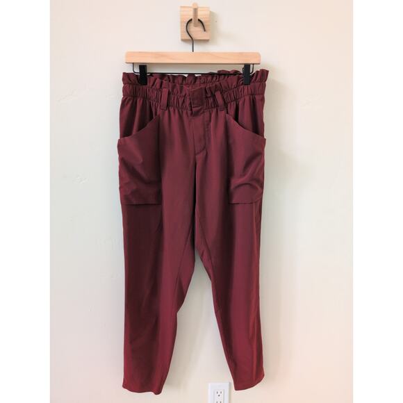 Athleta Skyline Pants Dried Cinnamon Size 8 (No Belt) - Picture 2 of 5